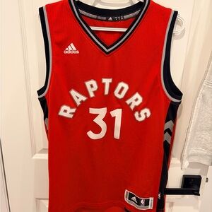 Adidas Red Raptors Jersey with Number 31